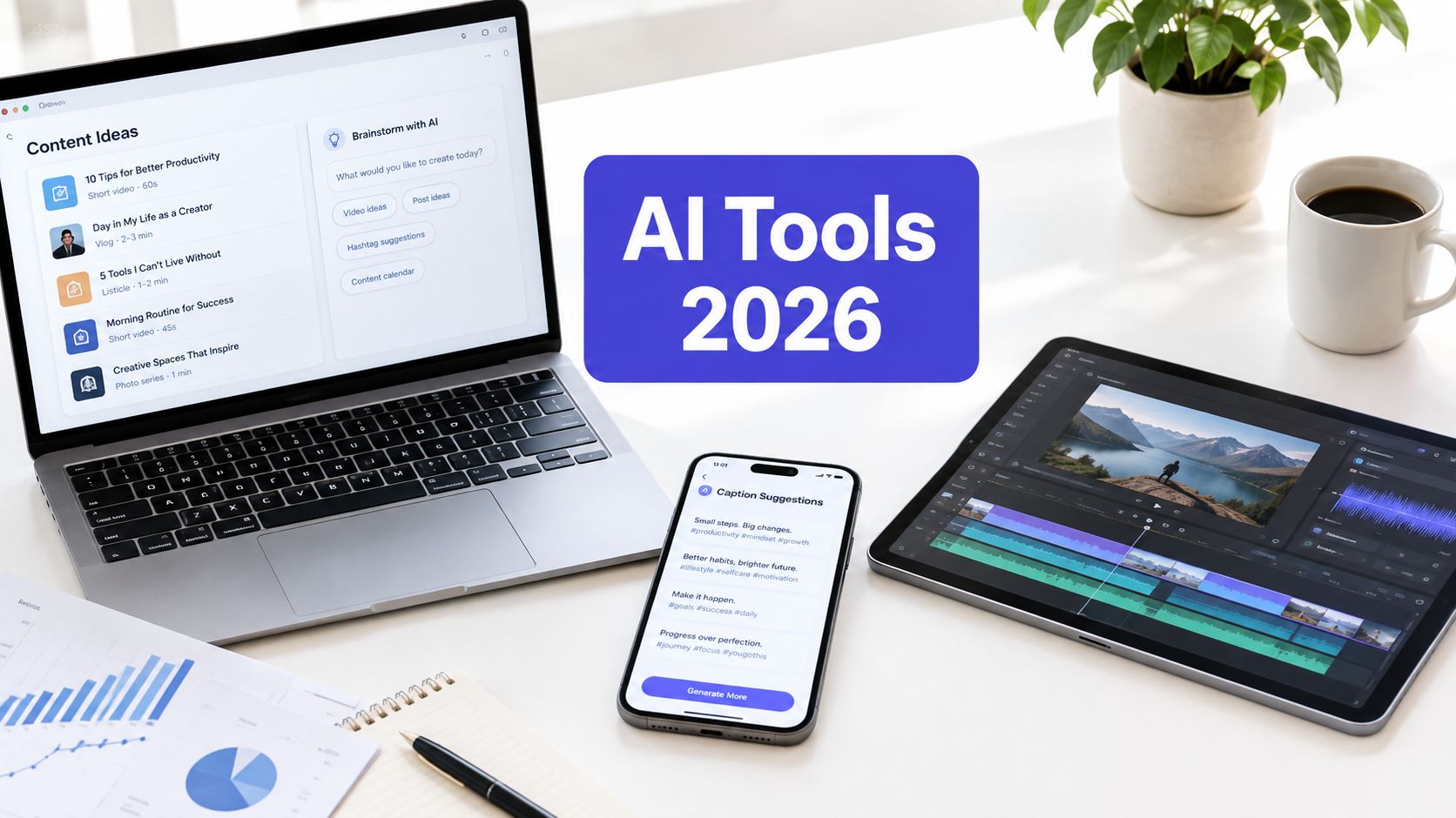 10 AI Tools for Social Media Content Creation in 2026