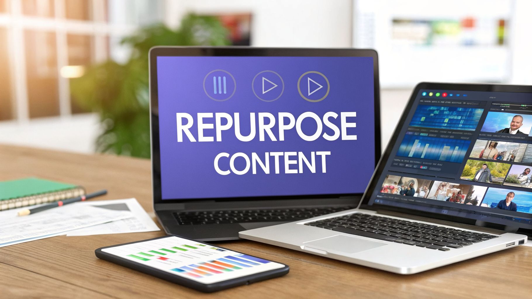 Content Repurposing Tool: Maximize Reach & ROI Easily