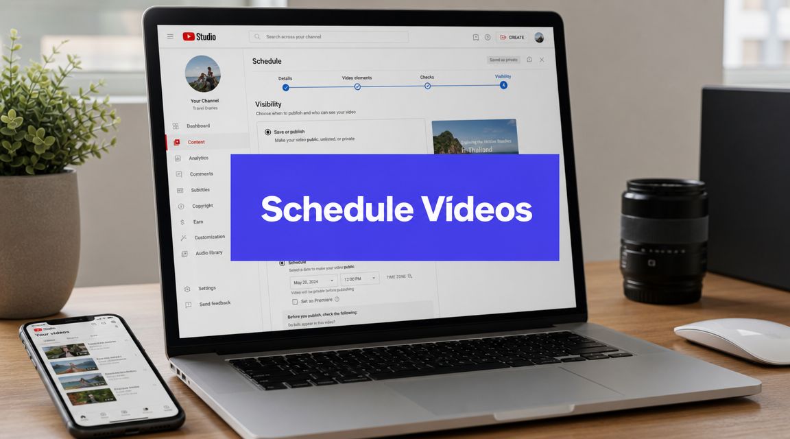 How to Schedule YouTube Videos: The Ultimate 2026 Guide