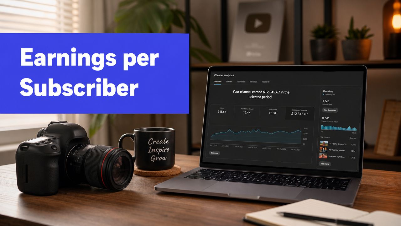 How Much Do YouTubers Make Per Subscriber: Real Earnings