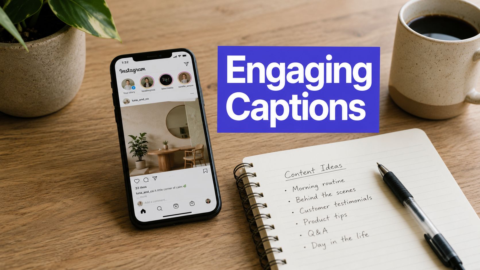 How to Write Instagram Captions That Actually Engage