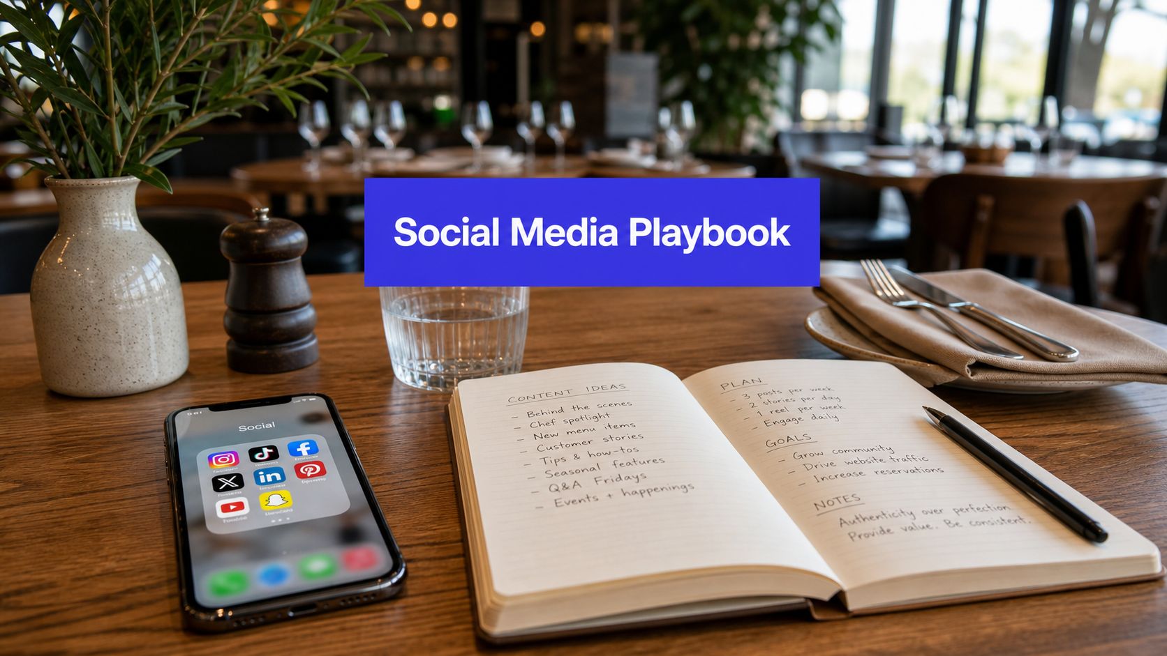 Social Media Management for Restaurants: The 2026 Playbook
