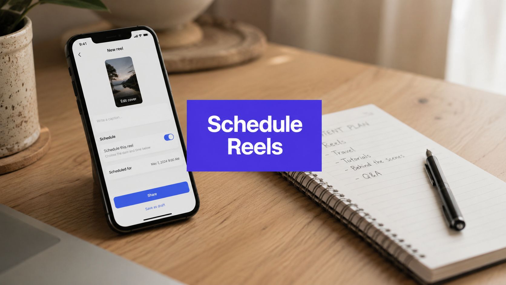 How to Schedule Instagram Reels: Native, Third-Party