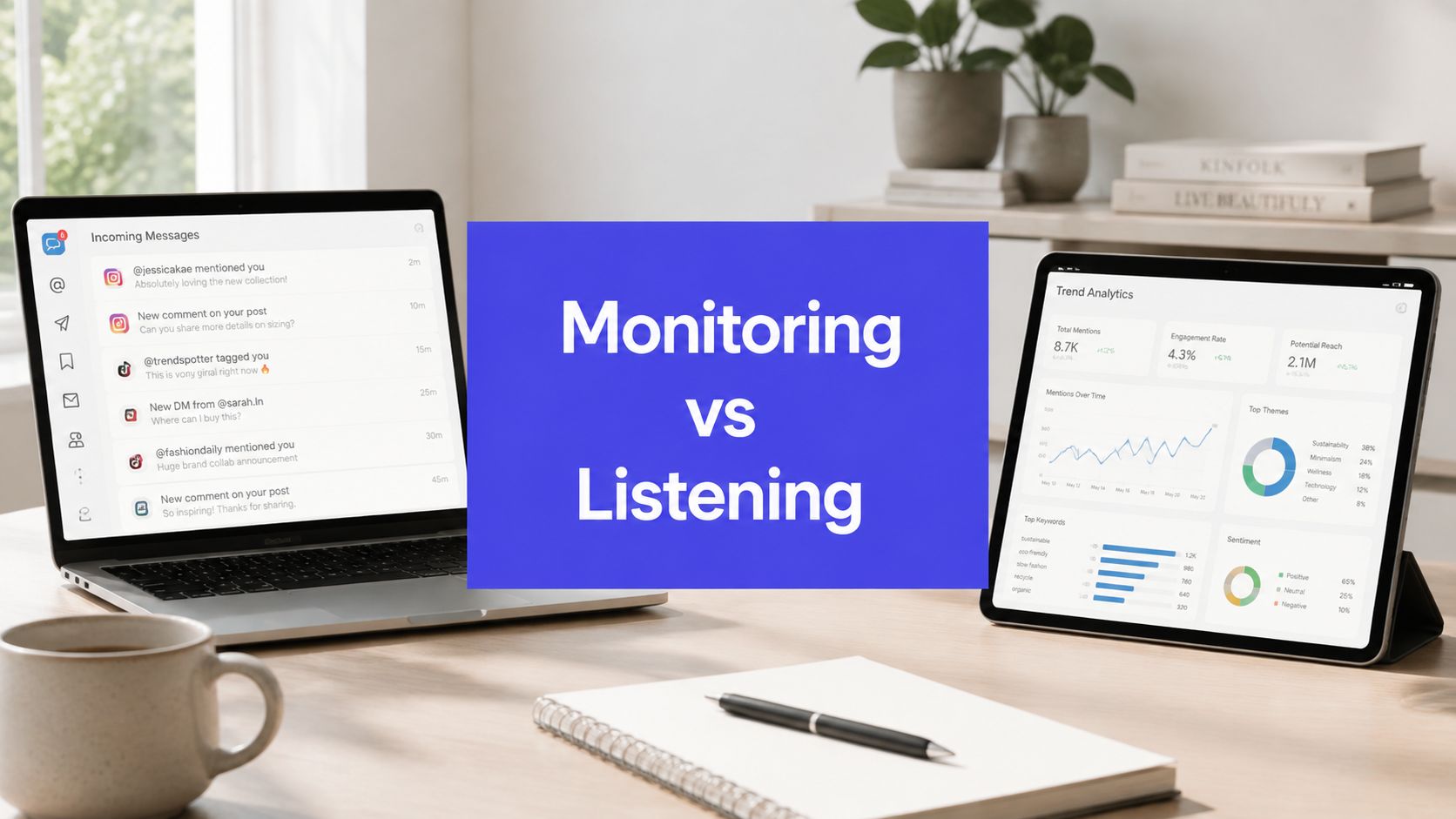 Social Media Monitoring vs Listening: The 2026 Guide
