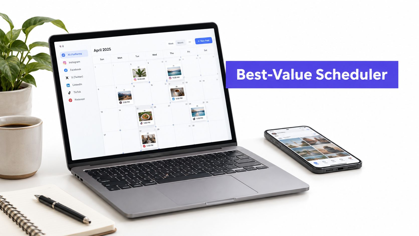 Cheapest Social Media Scheduler: 10 Best-Value Tools